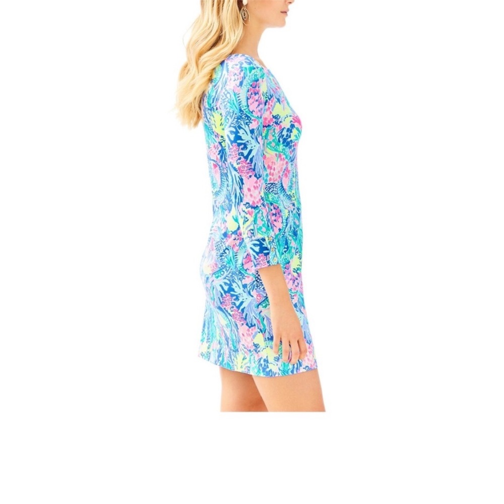 Lilly Pulitzer UPF +50 Sophie Dress SZ S Multi Mermaids Cove - Picture 3 of 16